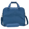 Deluxe Sewing Machine Carrying Tote, Blue Polka Dot