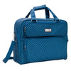 Deluxe Sewing Machine Carrying Tote, Blue Polka Dot