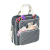 Scrapbook Carrying Case, Grey & White
