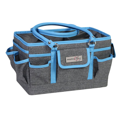 Deluxe Store & Tote Craft Organizer, Blue Heather