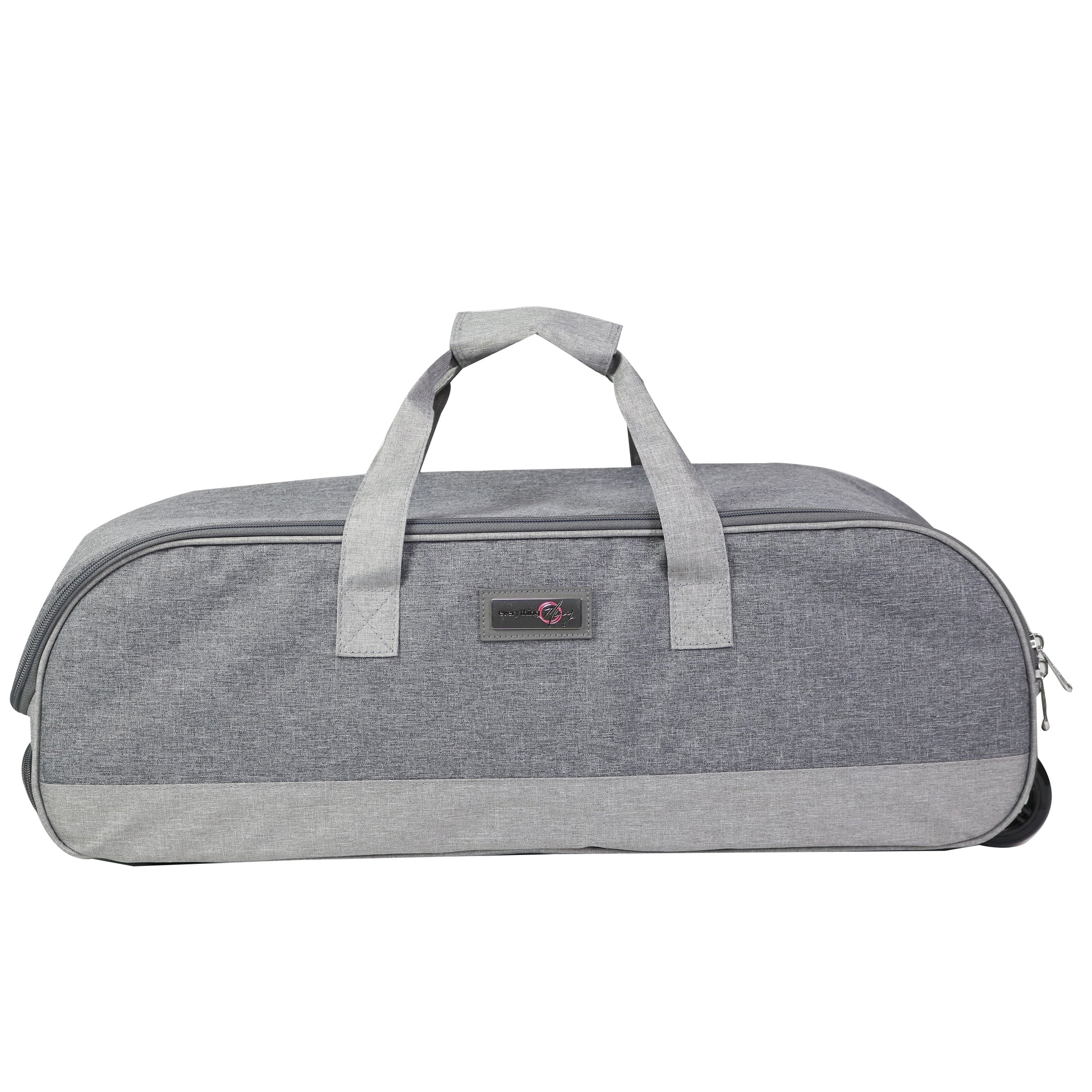  CURMIO Rolling Carrying Case with Wheels Compatible for Cricut  Explore Air 2, Cricut Maker and Silhouette Cameo 4, Double Layers Craft  Tote Bag with Pockets for Craft Supplies, Gray (Bag Only) 