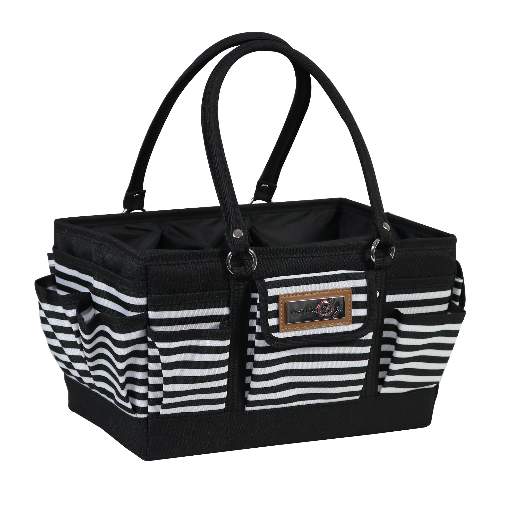 LV Melie Cotton Canvas Bag and Purse Organizer in Black