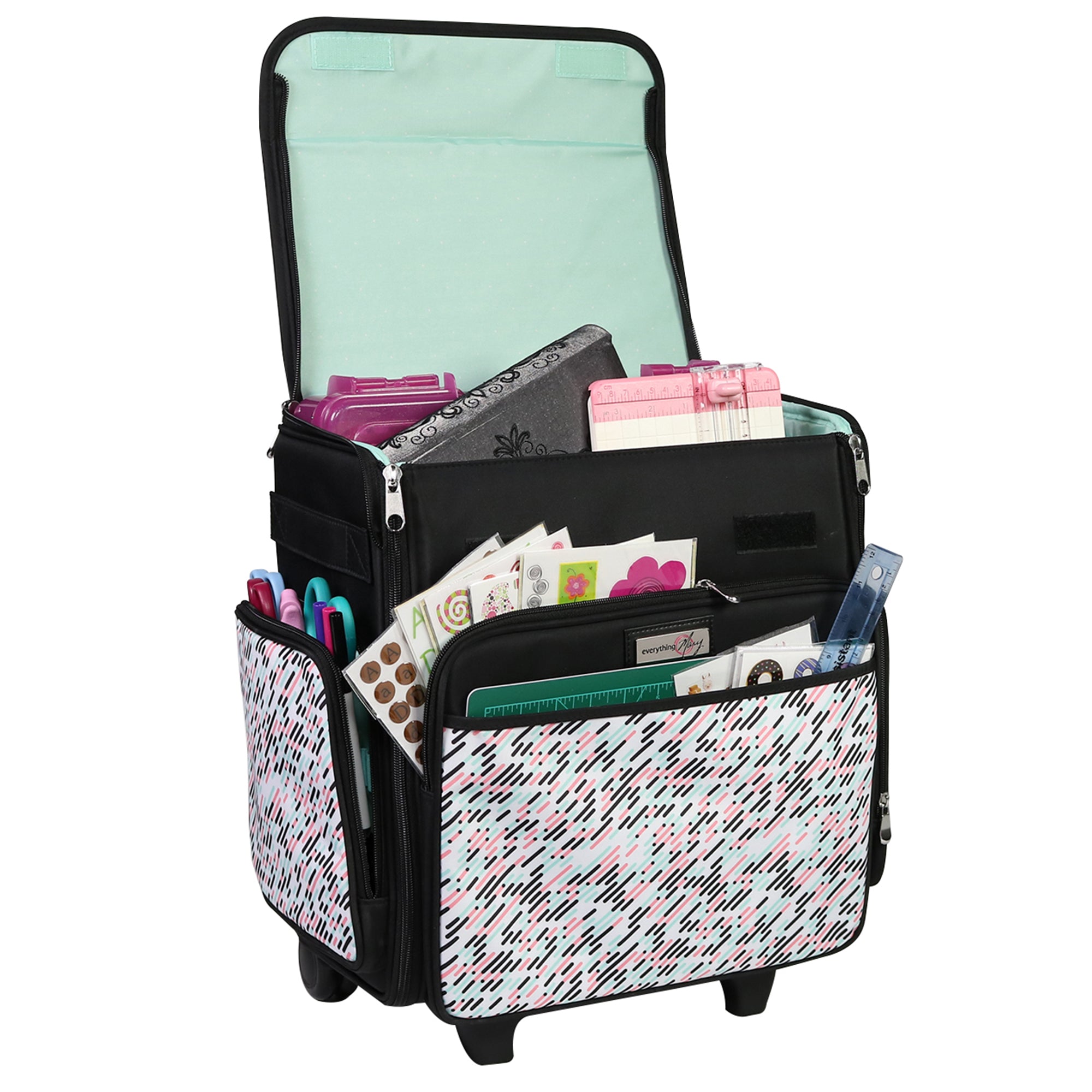 Everything Mary Abstract Print Collapsible Craft Caddy