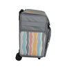 Collapsible Rolling Scrapbook & Featherweight Case, Grey Stripes