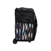 Collapsible Rolling Scrapbook & Featherweight Case, Black Abstract Stripes