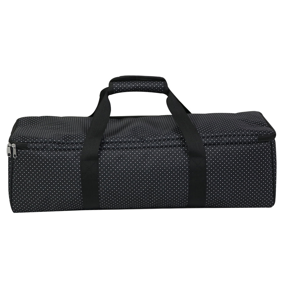 Die-Cut Machine Carrying Case, Black Polka Dot