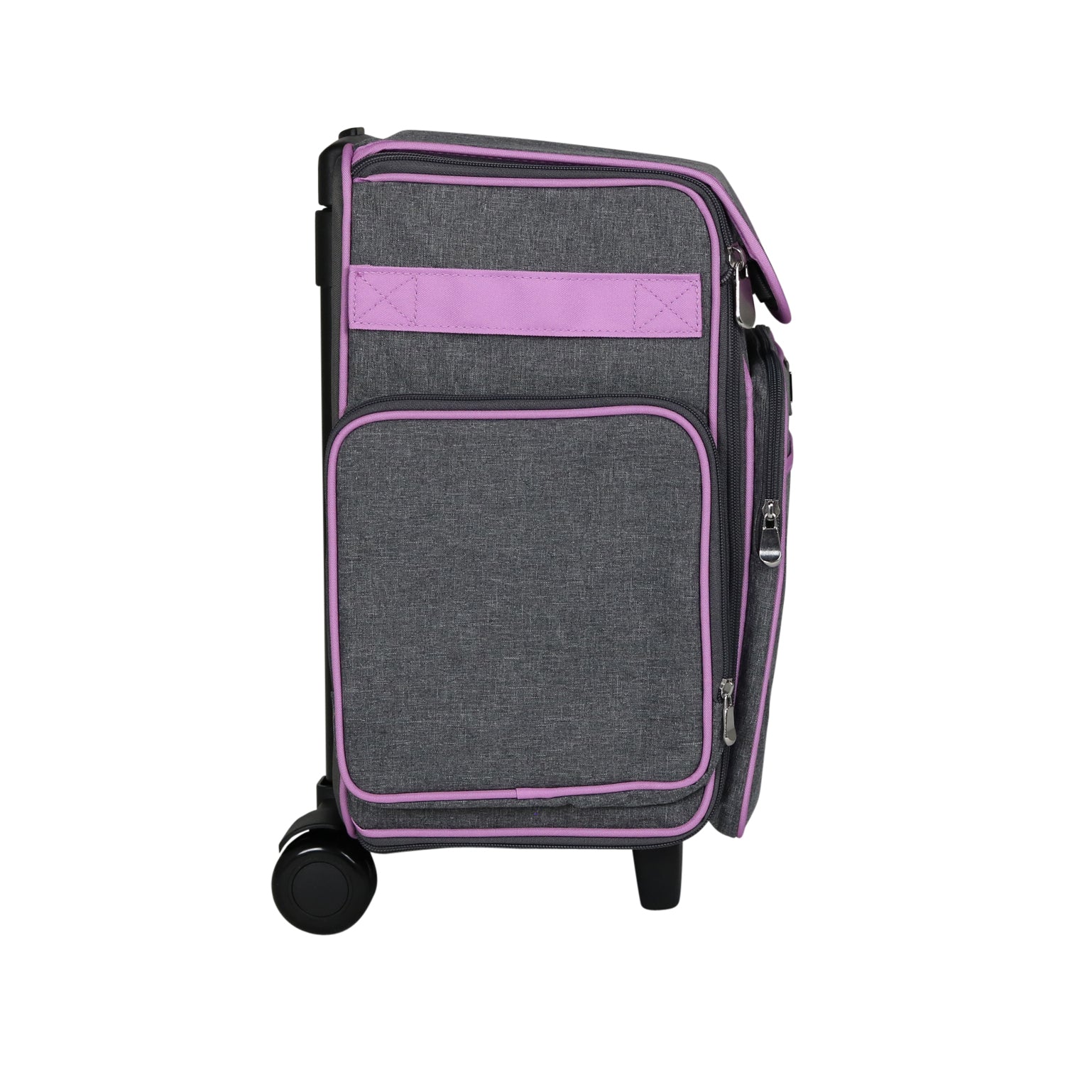 Collapsible Plastic Rolling Craft Cart, Pink - Everything Mary