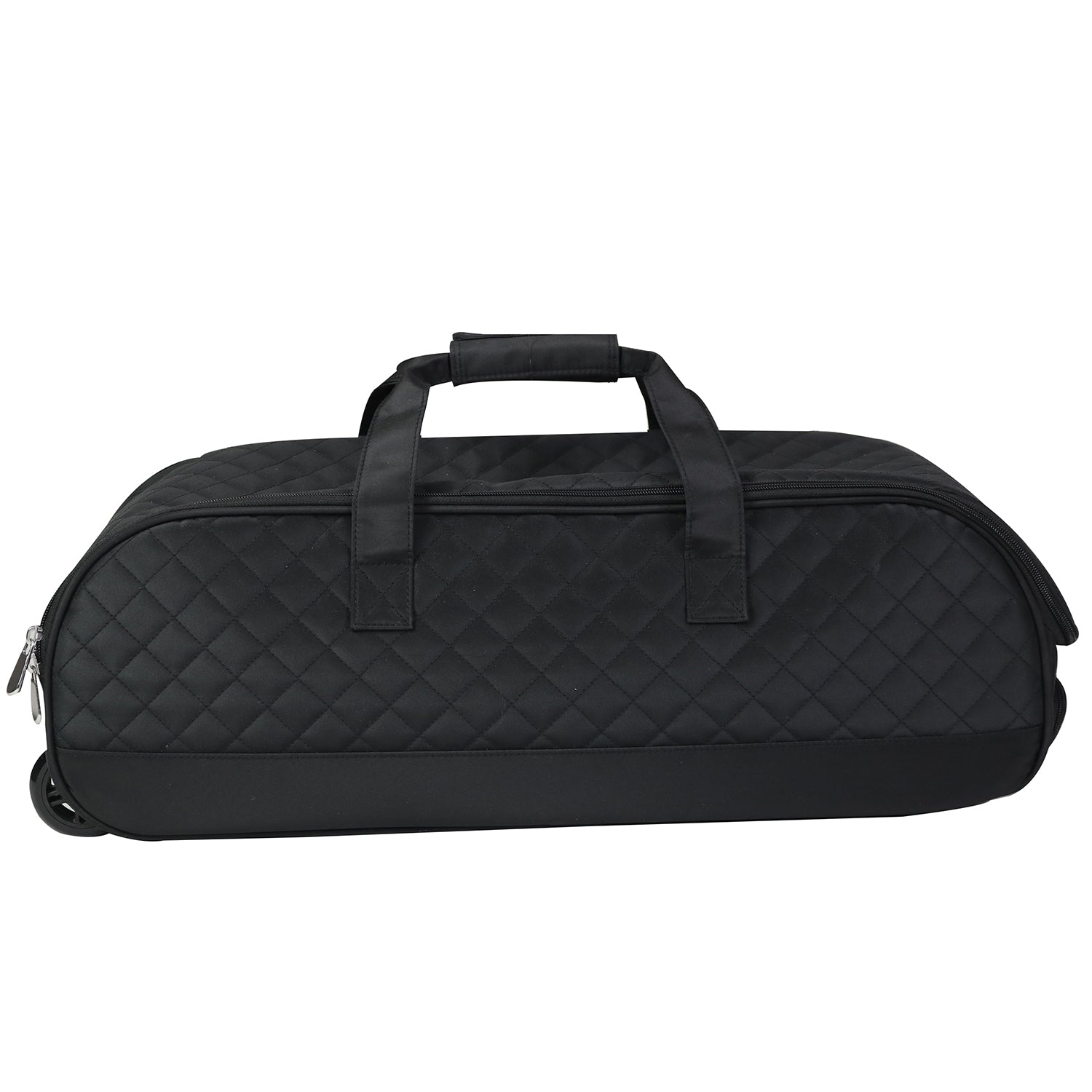 Rolling Craft Tote for Cricut, Brother, Silhouette Machines, Black