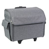Rolling Sewing Tote, Grey Heather