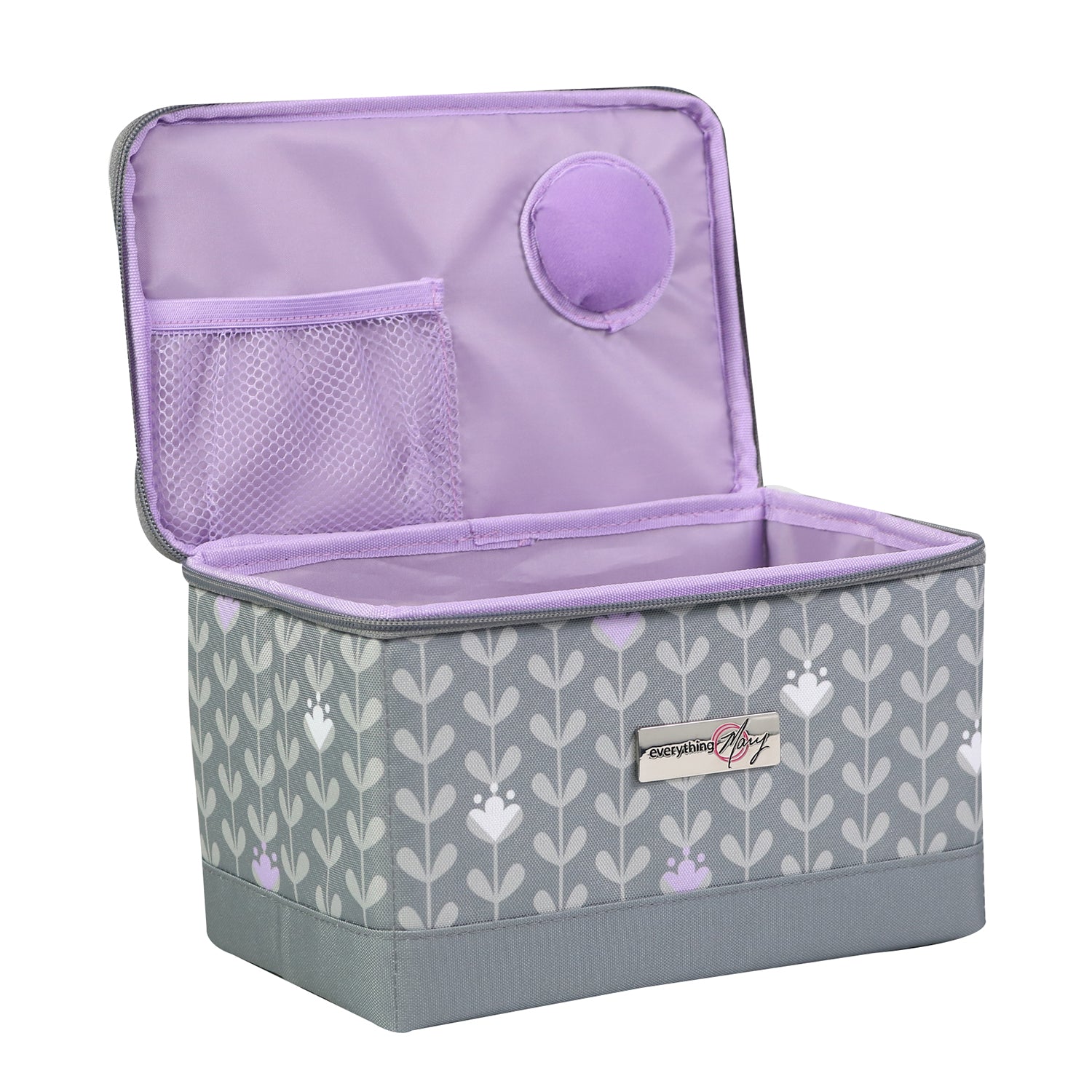 Collapsible Sewing Kit Organizer Box, Purple - Everything Mary