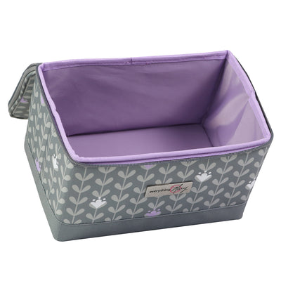 Collapsible Sewing Kit Organizer Box, Purple