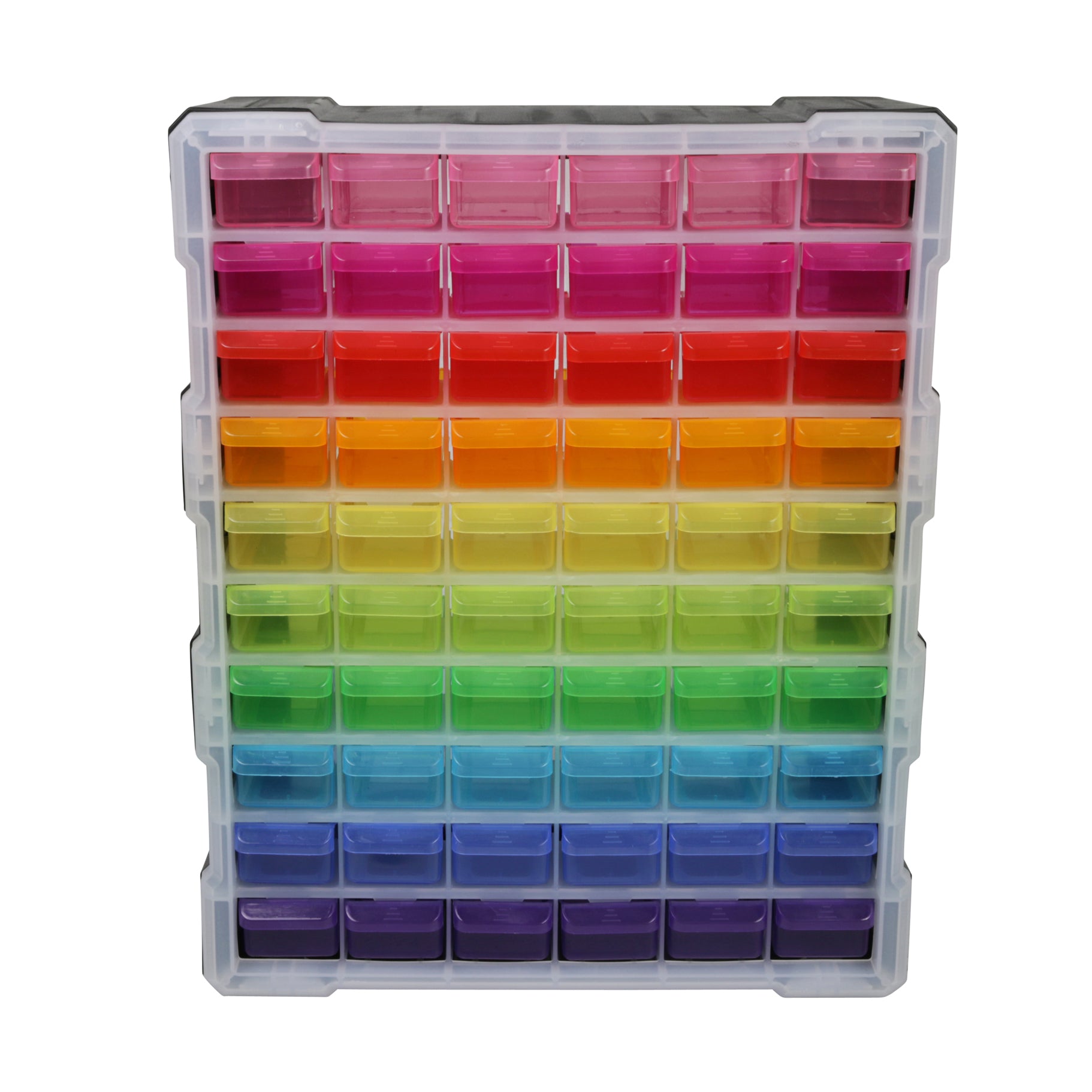 60 Drawer Organizer, Multicolor MultiPurpose Plastic