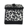 Collapsible Sewing Kit Organizer Box, Cheetah