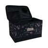 Collapsible Sewing Kit Organizer Box, Black & Pink