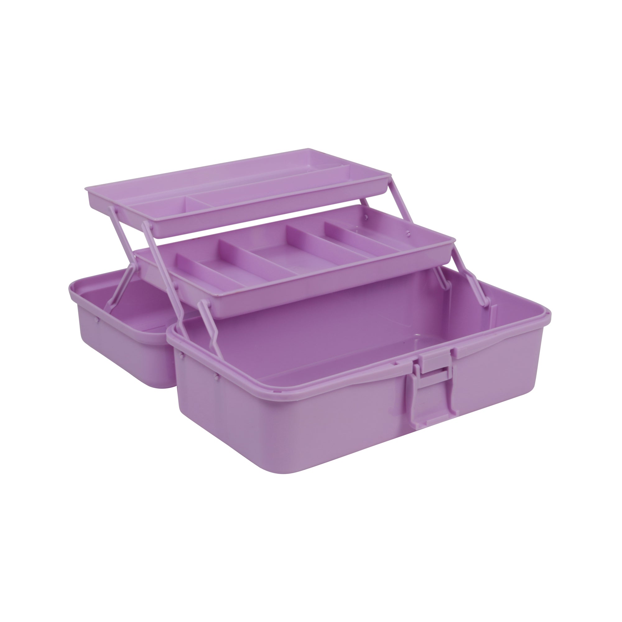 Anncus Organizer Box Jewelry Box Make Up Organizer Storage Rangement Makeup  Storage Organizer Plastic Box Home Storage Box DA60SNH - (Color: purple)