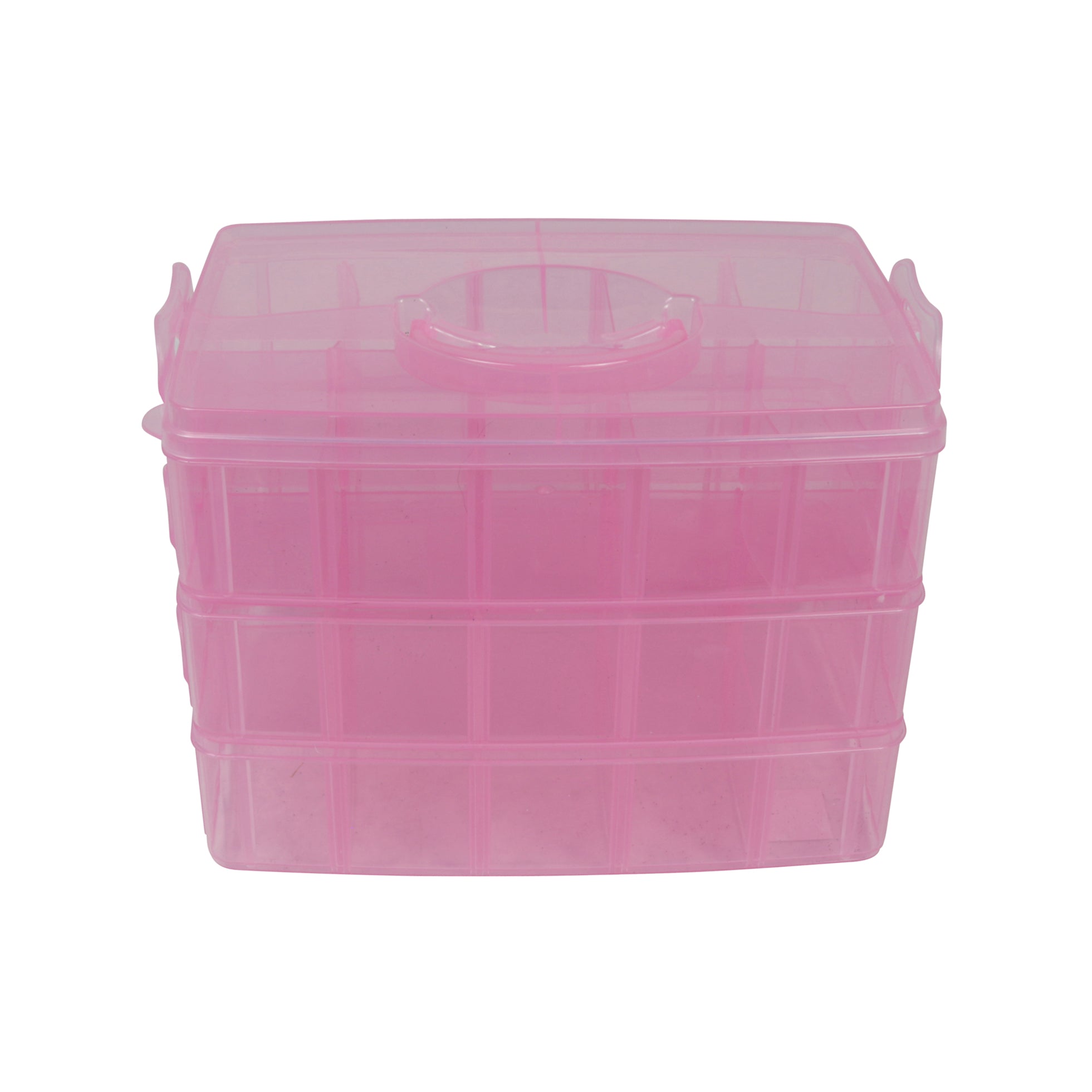 Pink Stackable Storage Bins