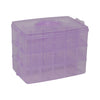Stackable Storage Container, Purple - 30 Compartments