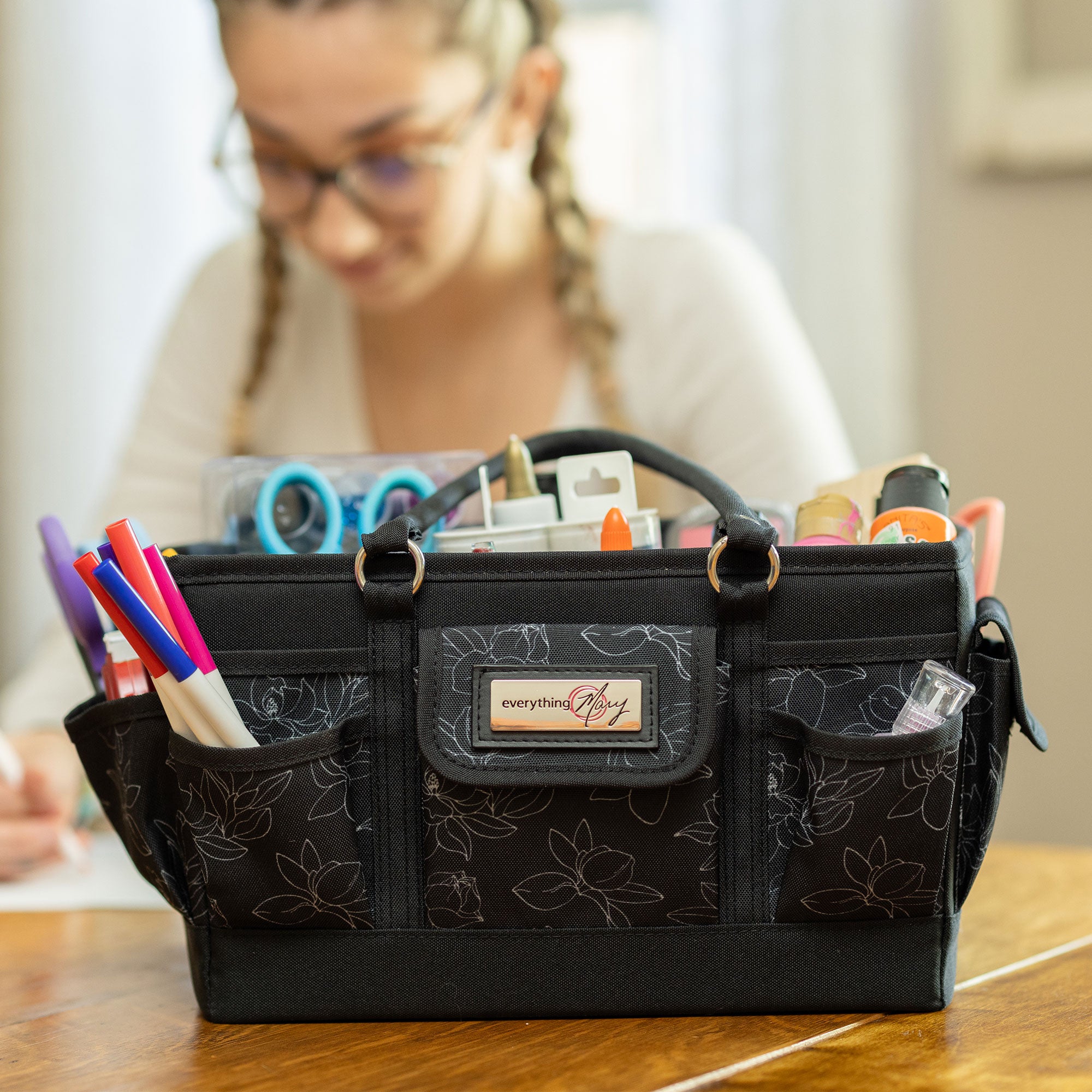 Borsa Organizer Everything Mary - Con 17 Tasche Per Artigianato E Cucito - Foto 2