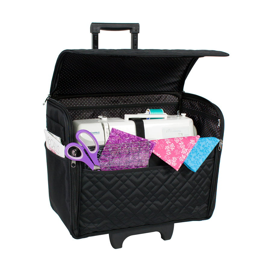 Tote Collapsible Yarn Sewing Machine Trolley Bag Case with Wheels - China  Sewing Case and Wheels Sewing Case price