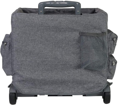 Collapsible Cart Organizer Pockets Cover, Grey