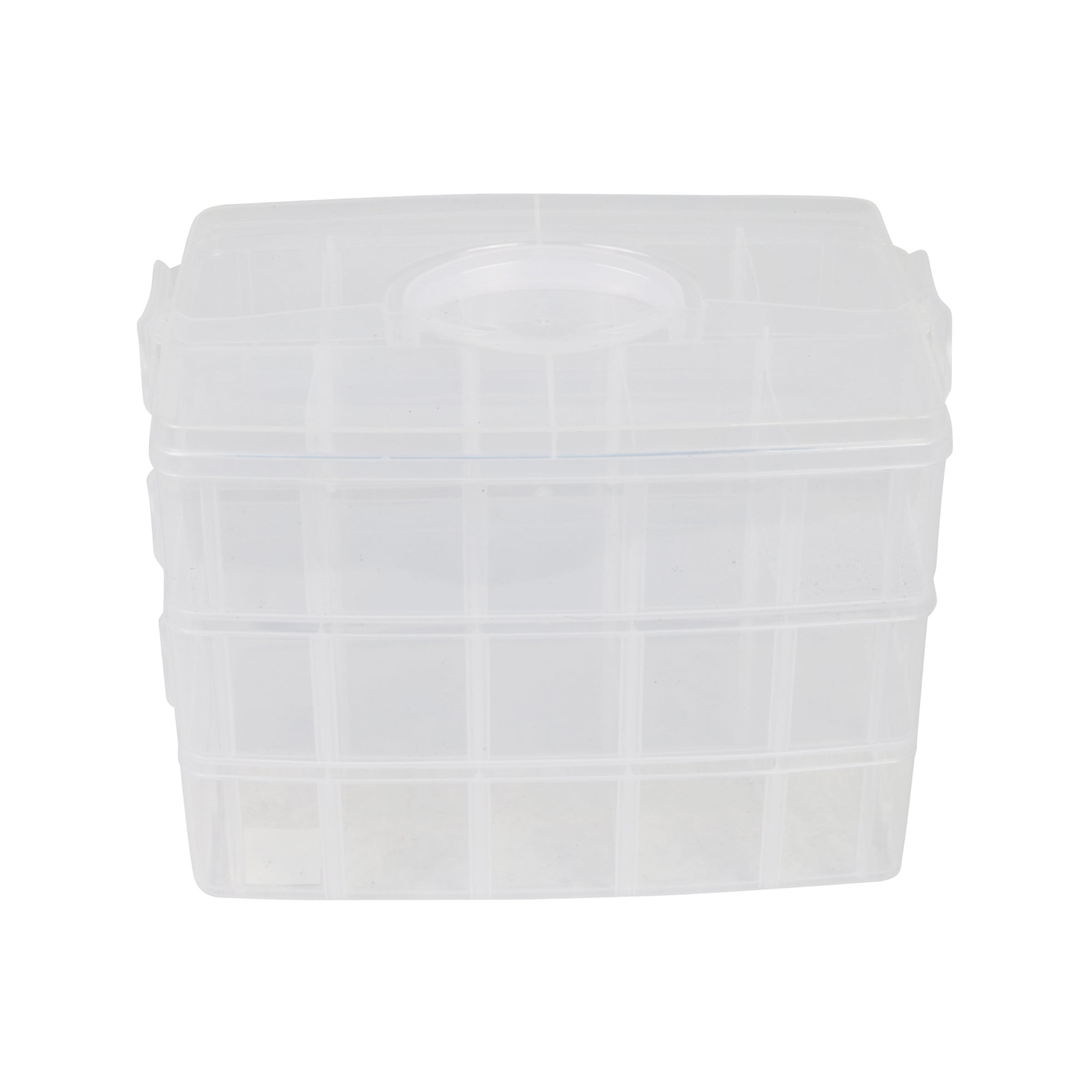 Household Double-layer Multi-compartment Transparent Storage Box