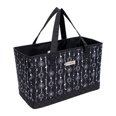 Sewing Machine Carry Tote, Black & White