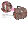 Deluxe Rolling Sewing Case, Cheetah
